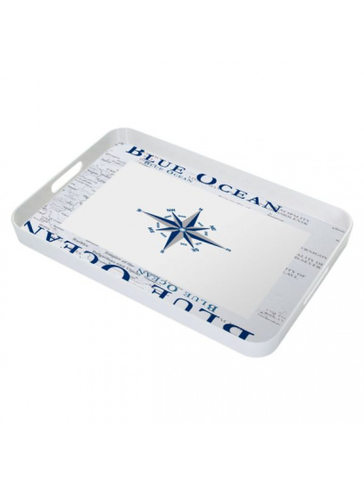 Taca z melaminy Serving Board Blue Ocean 40x29,5 cm - Brunner