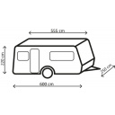 Pokrowiec na przyczepę kempingową Caravan Cover 6M 550-600 cm - Brunner