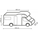 Pokrowiec na kampera Camper Cover AL 6M 500-550 cm - Brunner