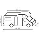 Pokrowiec na kampera Camper Cover AL 6M 600-650 cm - Brunner