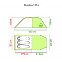 Namiot 3 osobowy COASTLINE 3 PLUS - Coleman