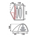 Namiot turystyczny 2 osobowy Lima II - Fjord Nansen