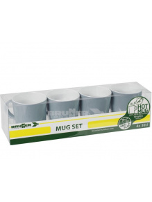 Kubki z melaminy Mug Set ABS Sandhya Grey 300 ml 4 szt. - Brunner