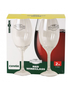 Kieliszki do wina czerwonego Set Red Wineglass Cuvée 600 ml 2 szt. - Brunner