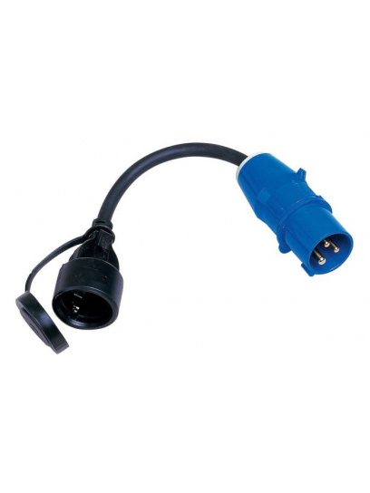 Przedłużacz, adapter Adaptor CEE/Schuko 30 cm (3x1,5 mm2) - Brunner