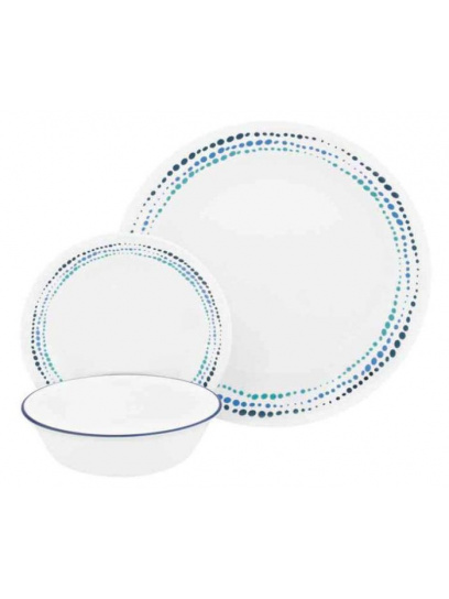 Zestaw obiadowy -  Ocean Blue 12 cz Corelle