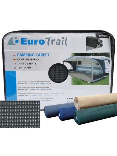 Wykładzina do przedsionka Camptex 600x250 cm Antracyt - EuroTrail