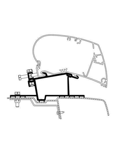 Adapter do markizy Omnistor Master / Movano H2 Seria 6  > 2011 - Thule