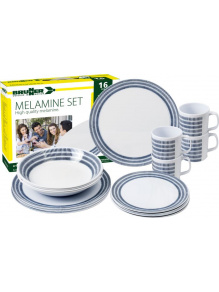 Zestaw obiadowy z melaminy Melamine Set Bluebay - Brunner