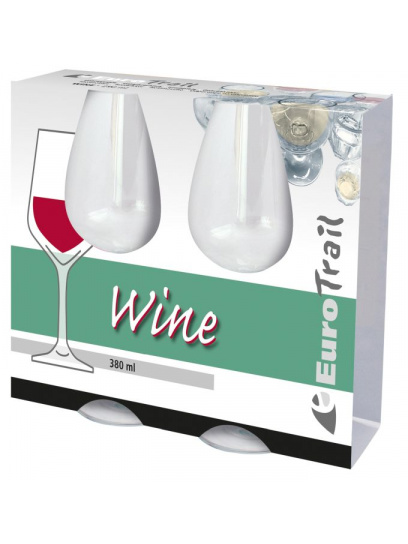 Kieliszki do wina Wineglas 380 ml Transparant - EuroTrail