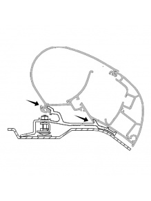 Adapter do markizy dachowej Ducato/Jumper/Boxer 3,25 m - Dometic