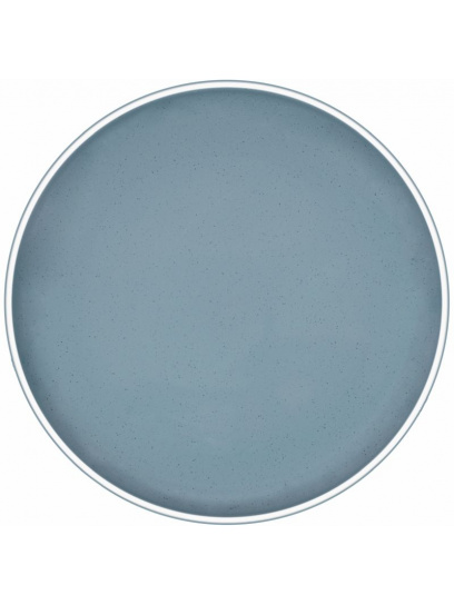 Talerz z melaminy obiadowy Dolomit Ø25 cm niebieski - Brunner