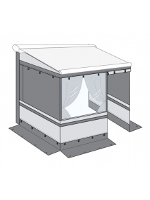 Zabudowa do rolety/markizy Privacy Room CS Light 250 Van - Fiamma