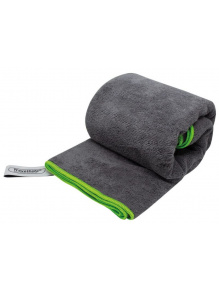 Ręcznik Frotte Microfiber Terry Towel XL Charcoal/Green - TravelSafe