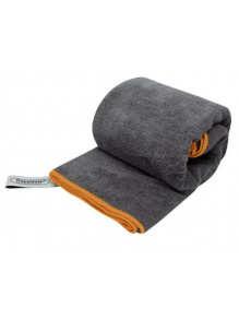 Ręcznik Frotte Microfiber Terry Towel XL Charcoal/Orange - TravelSafe